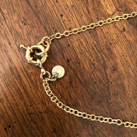 J.Crew | Frosted Purple Bead Station Necklace | 34” Length - Picture 3 of 3